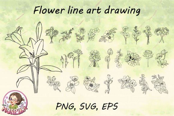 About Flower Art Bundle Svg