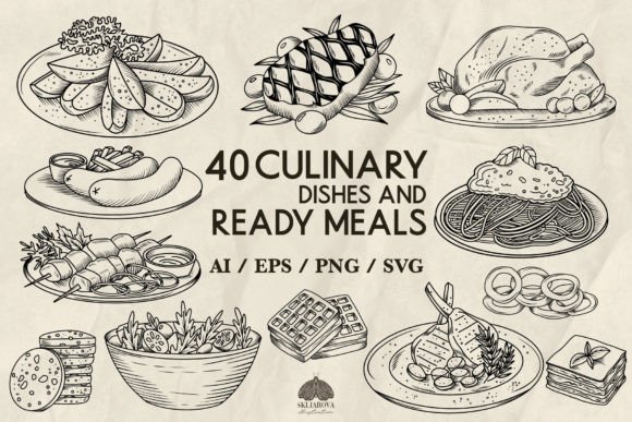 Culinary Clipart Svg Png Eps