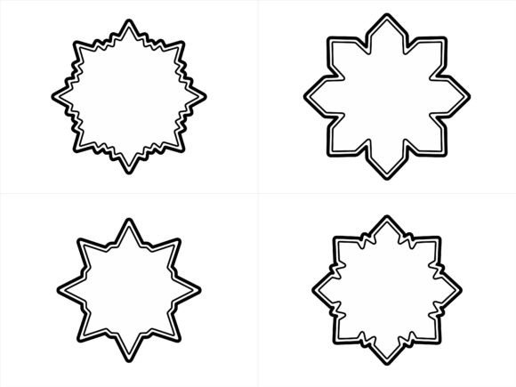 Frame Line Art Ramadan Islamic for Real Projects