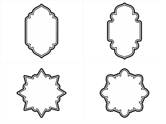 Frame Ramadan Mubarak Black and White Review for Real Projects
